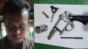 Polres Mesuji Tangkap Pria Yang Membawa Senjata Api Rakitan
