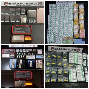 Dalam Sepekan Polres Karawang Ungkap Peredaran Narkoba 4 Tersangka Berhasil di Bekuk