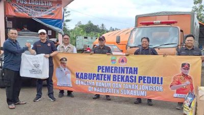 Pemkab Bekasi Galang Bantuan Untuk Korban Bencana Alam Sukabumi